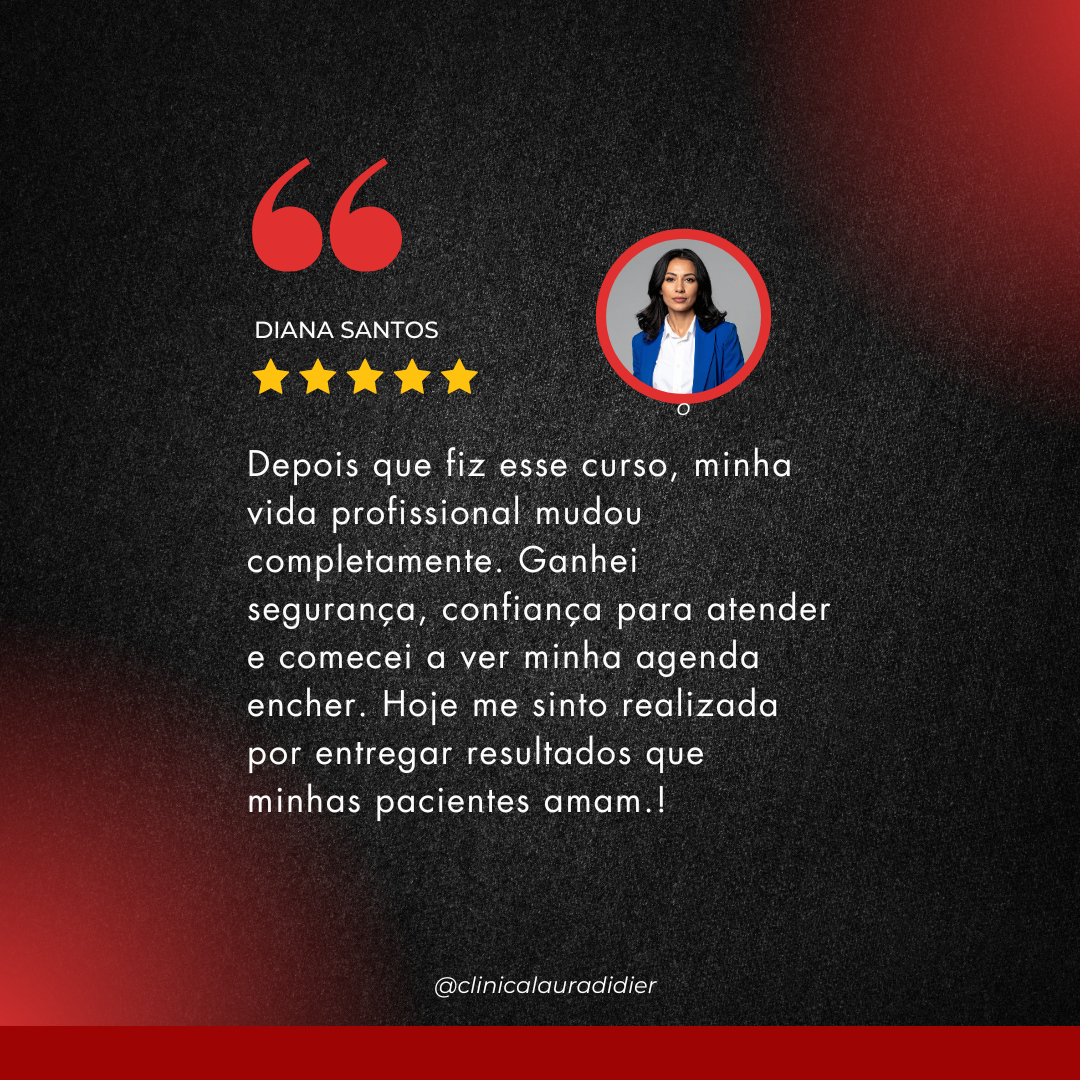 Instagram Post Citação Depoimento Cliente Moderno Preto e Vermelho
